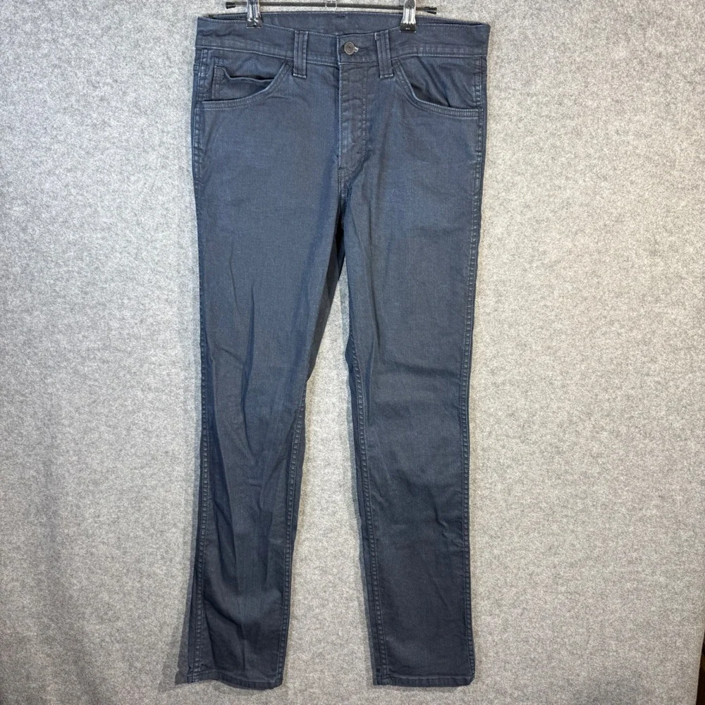 Levi Strauss 511 Dark Wash Slim Fit Men Jeans W32 L34 Button Fly‎